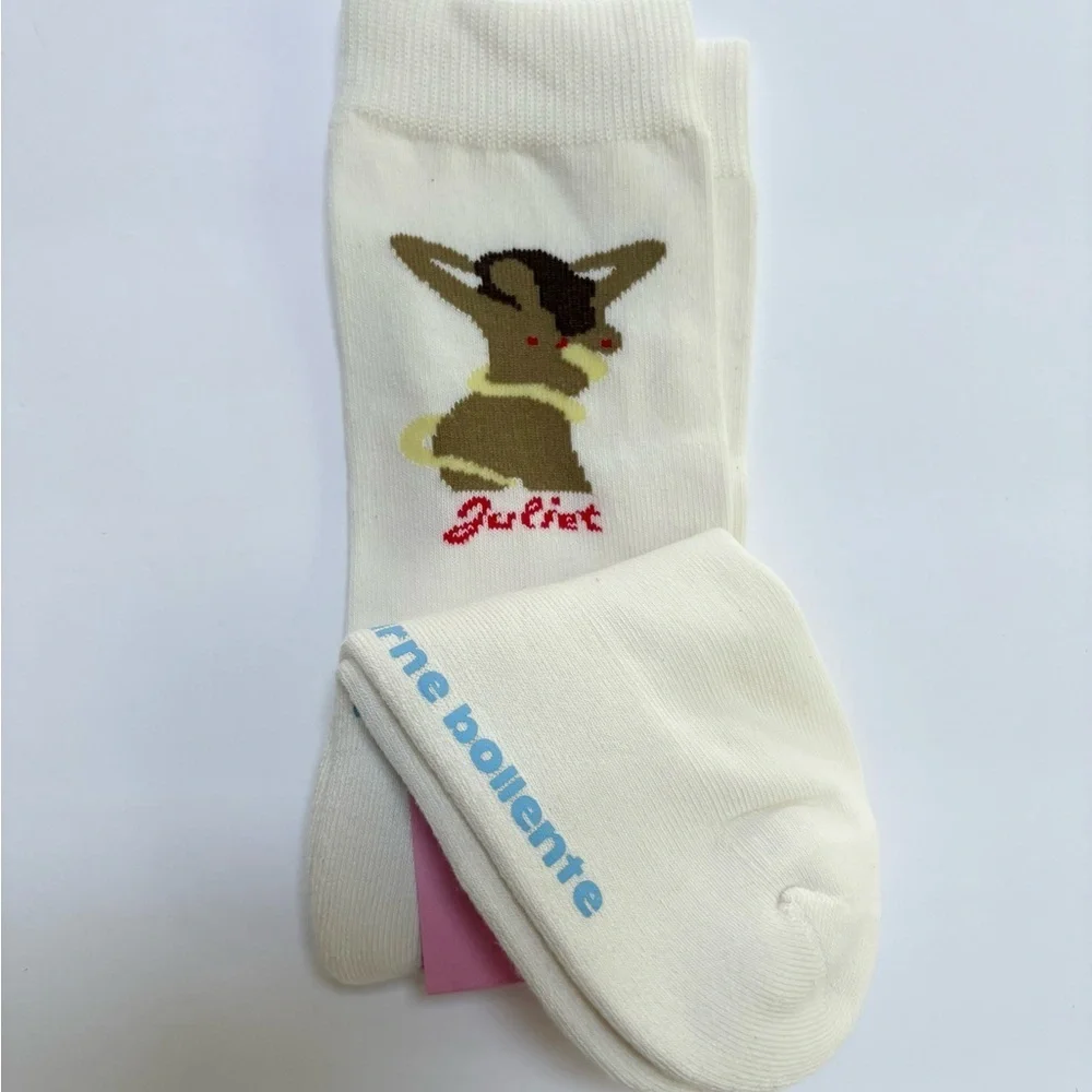 NWT Carne Bollente Romeo Truly Felt Socks